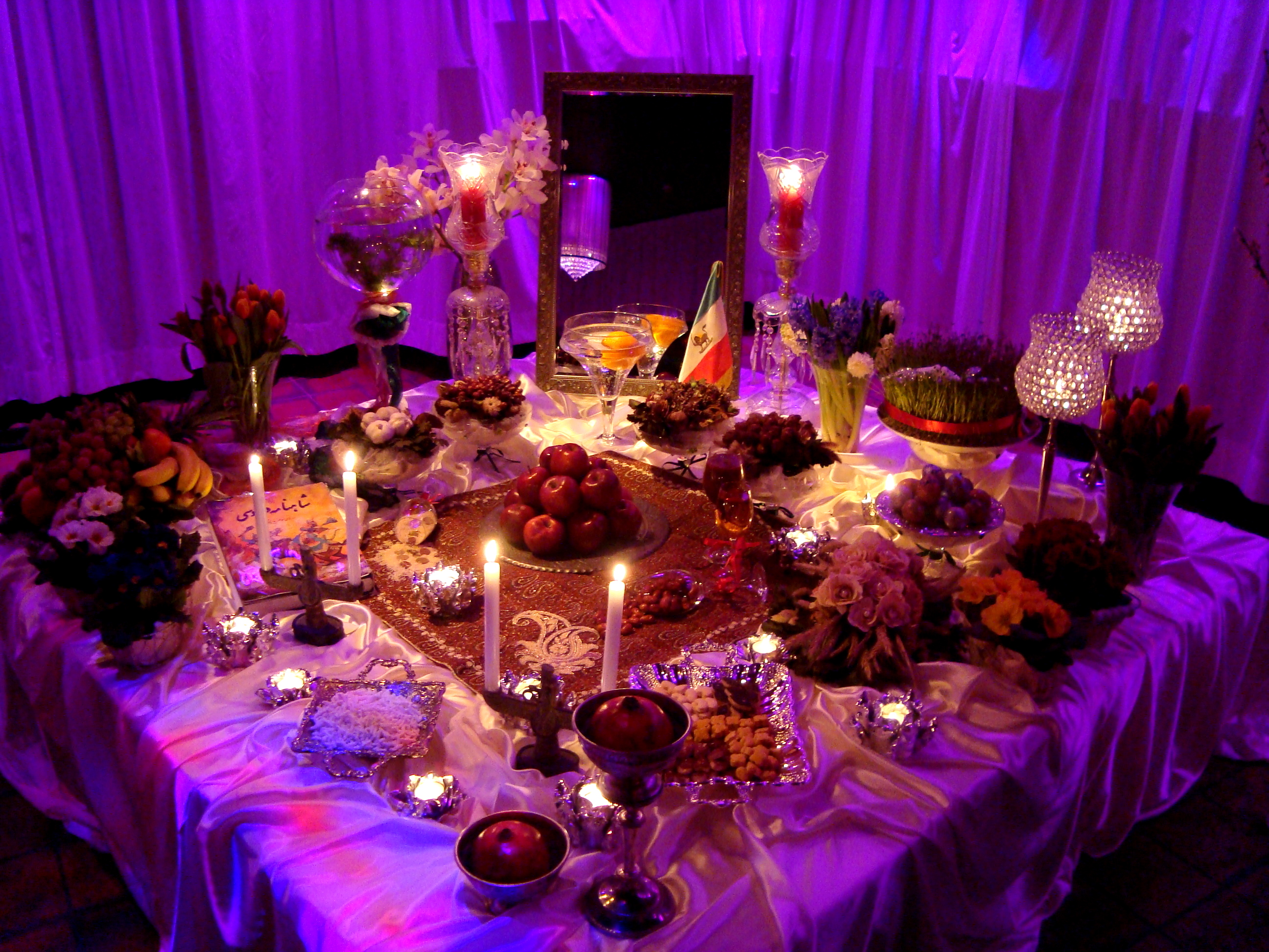 The Haft-sin of Nowruz — The table of seven, laid at the spring equinox — the oldest festival humankind still keeps.