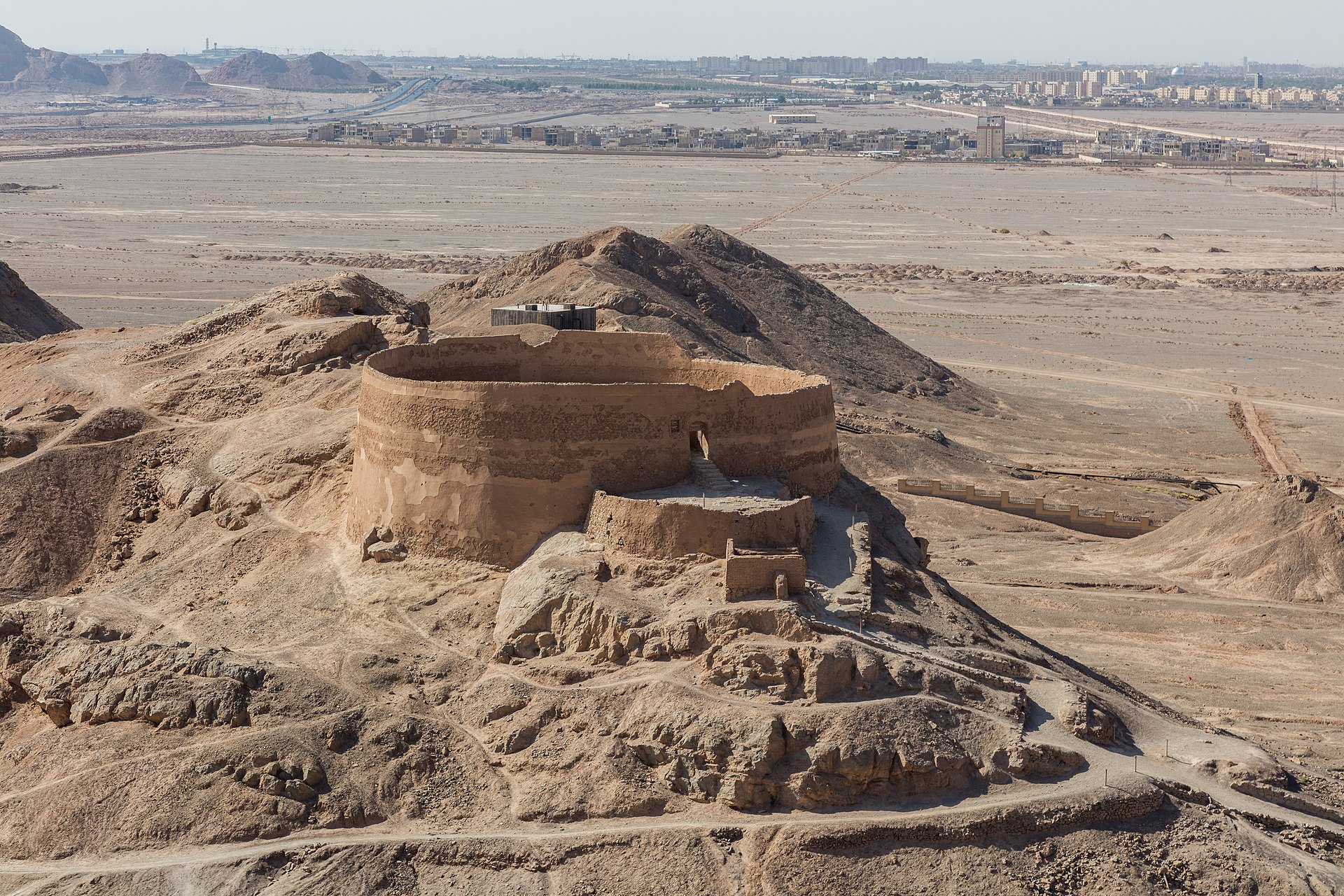 The Tower of Silence above Yazd